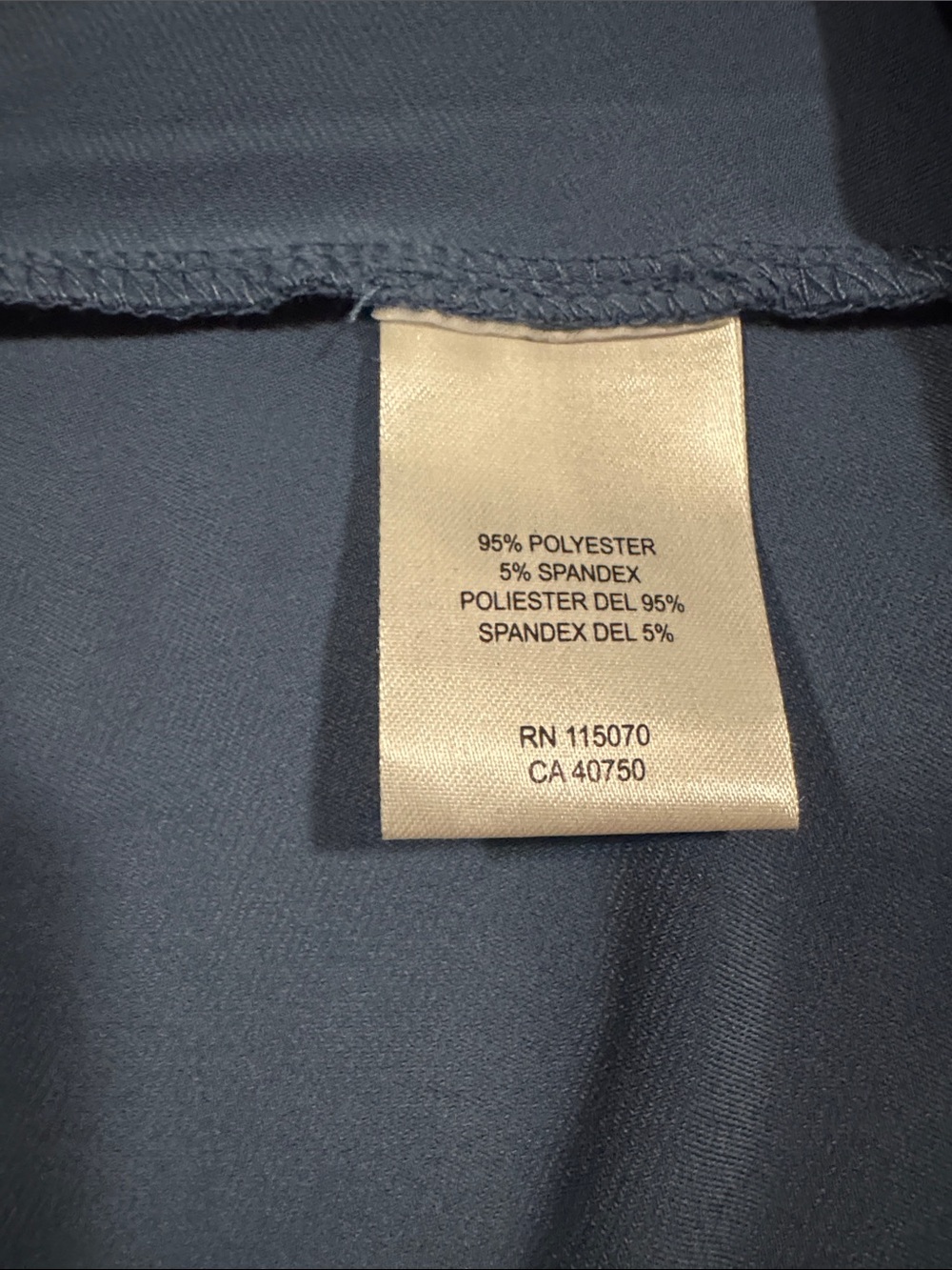 Nina Leonard Cold Shoulder Slate Blue Scoop Neck Dress - Picture 12 of 14